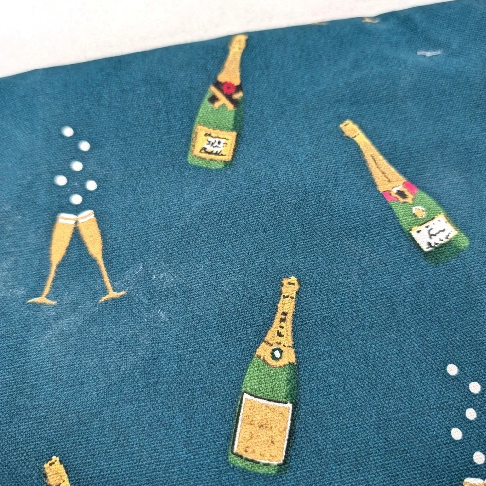 Sophie Allport Bubbles & Fizz Adult Apron Champagne Teal Cotton NWT Gift‎